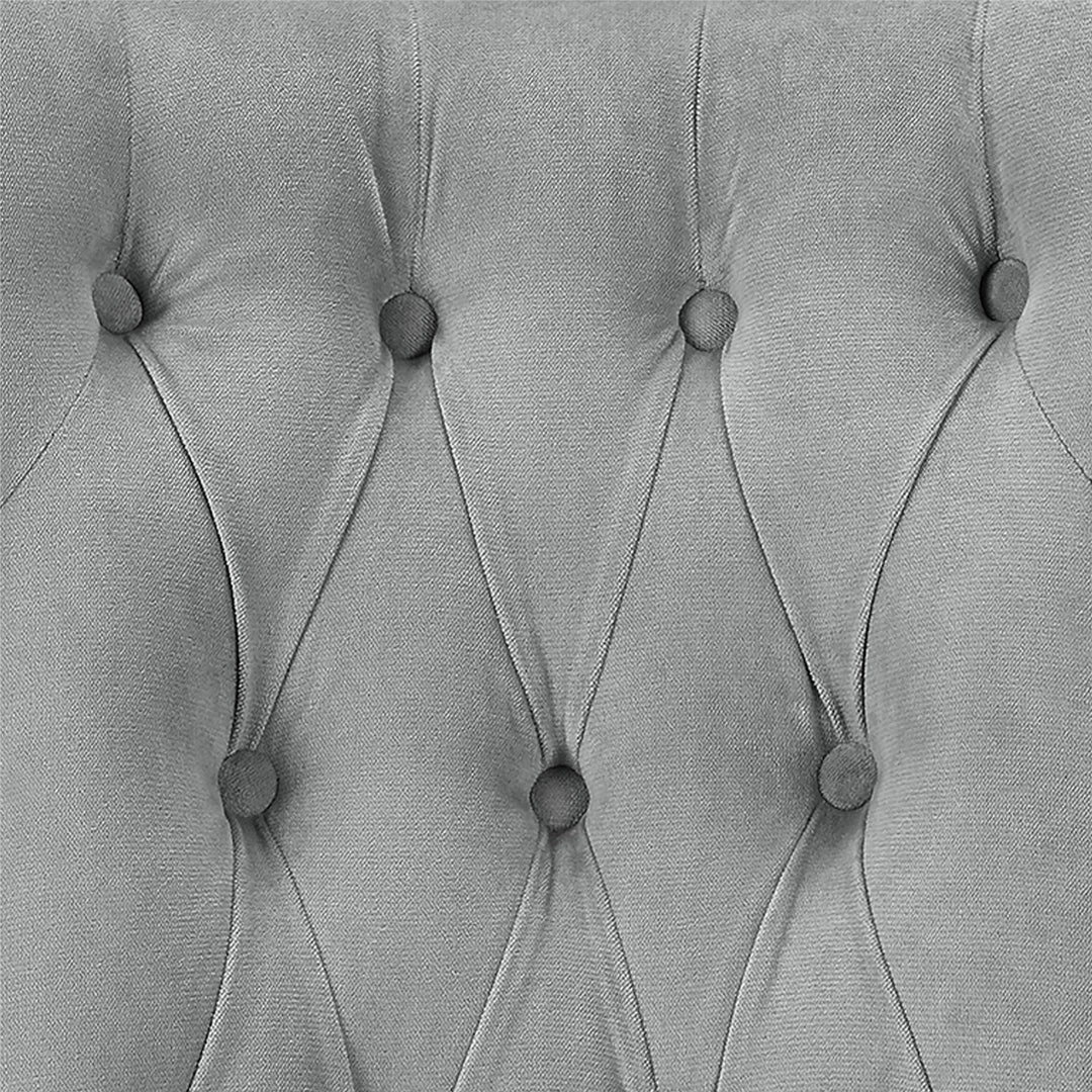 Clairborne Tufted Hourglass Dining Chair, Set of 2 - Gray - Set of 2