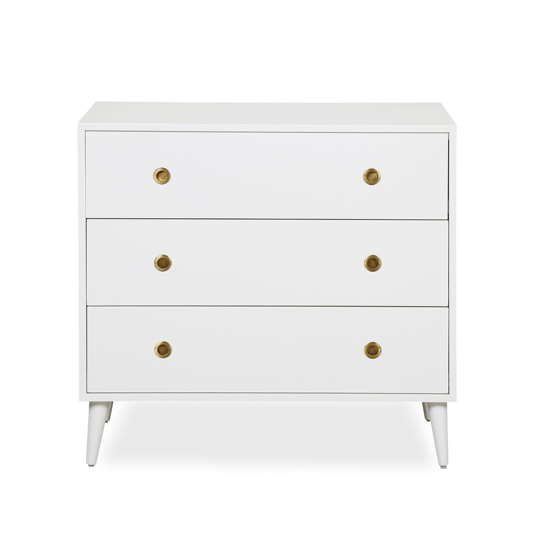 Harper 3-Drawer Storage Dresser - White