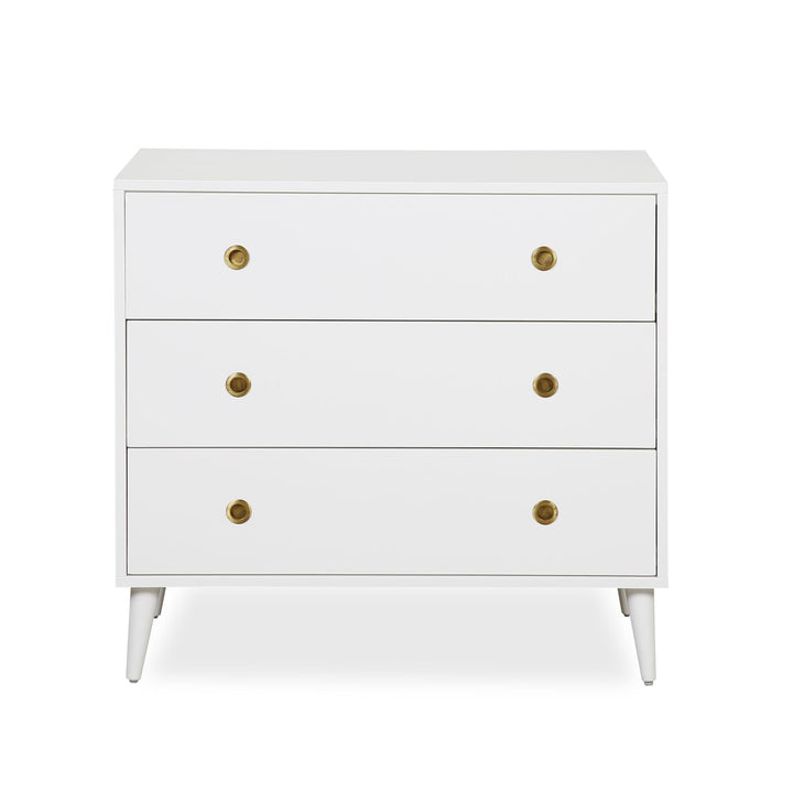 Harper 3-Drawer Storage Dresser - White