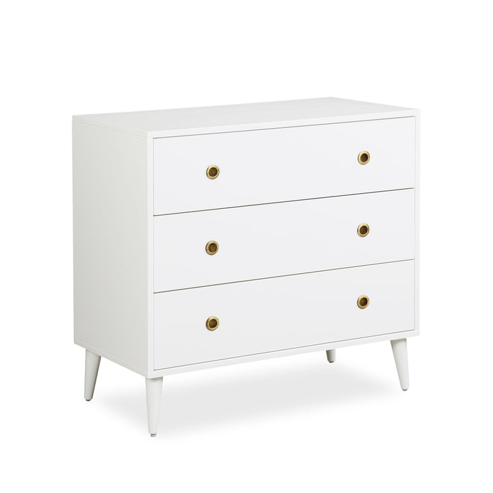 Harper 3-Drawer Storage Dresser - White