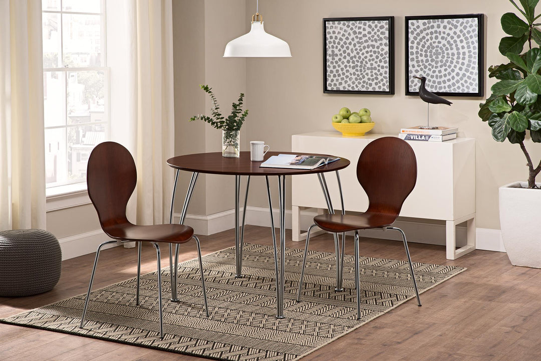 Round Dining Table Top - Brown