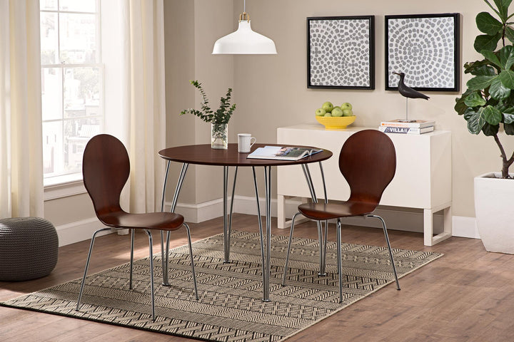 Round Dining Table Top - Brown