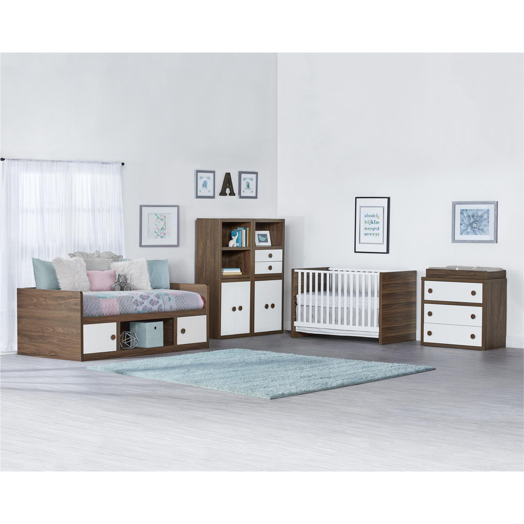 Sierra Ridge Terra Modular Bookcase with Drawers - White