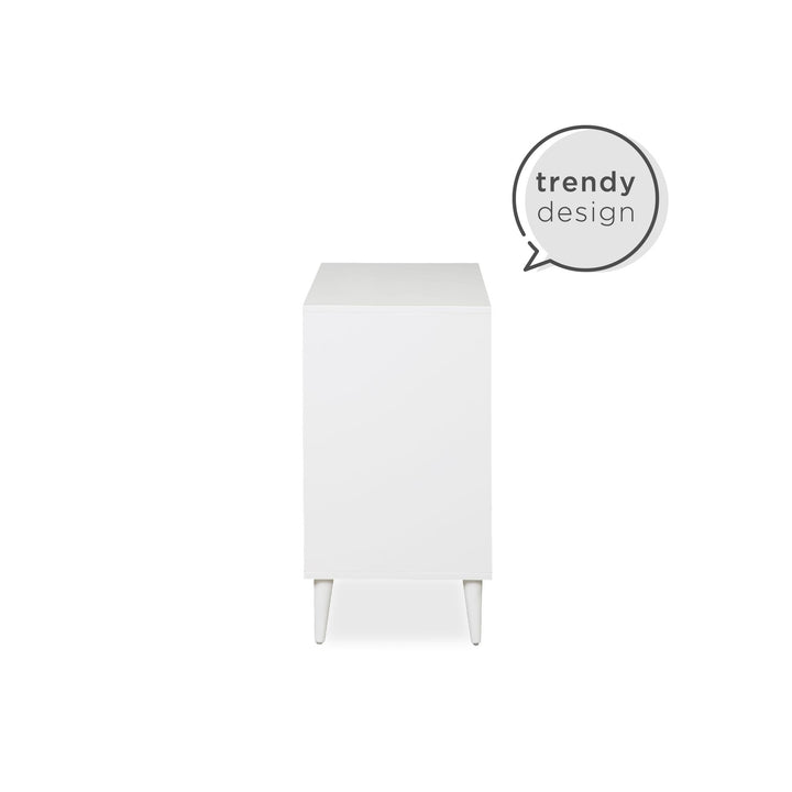 Harper 3-Drawer Storage Dresser - White