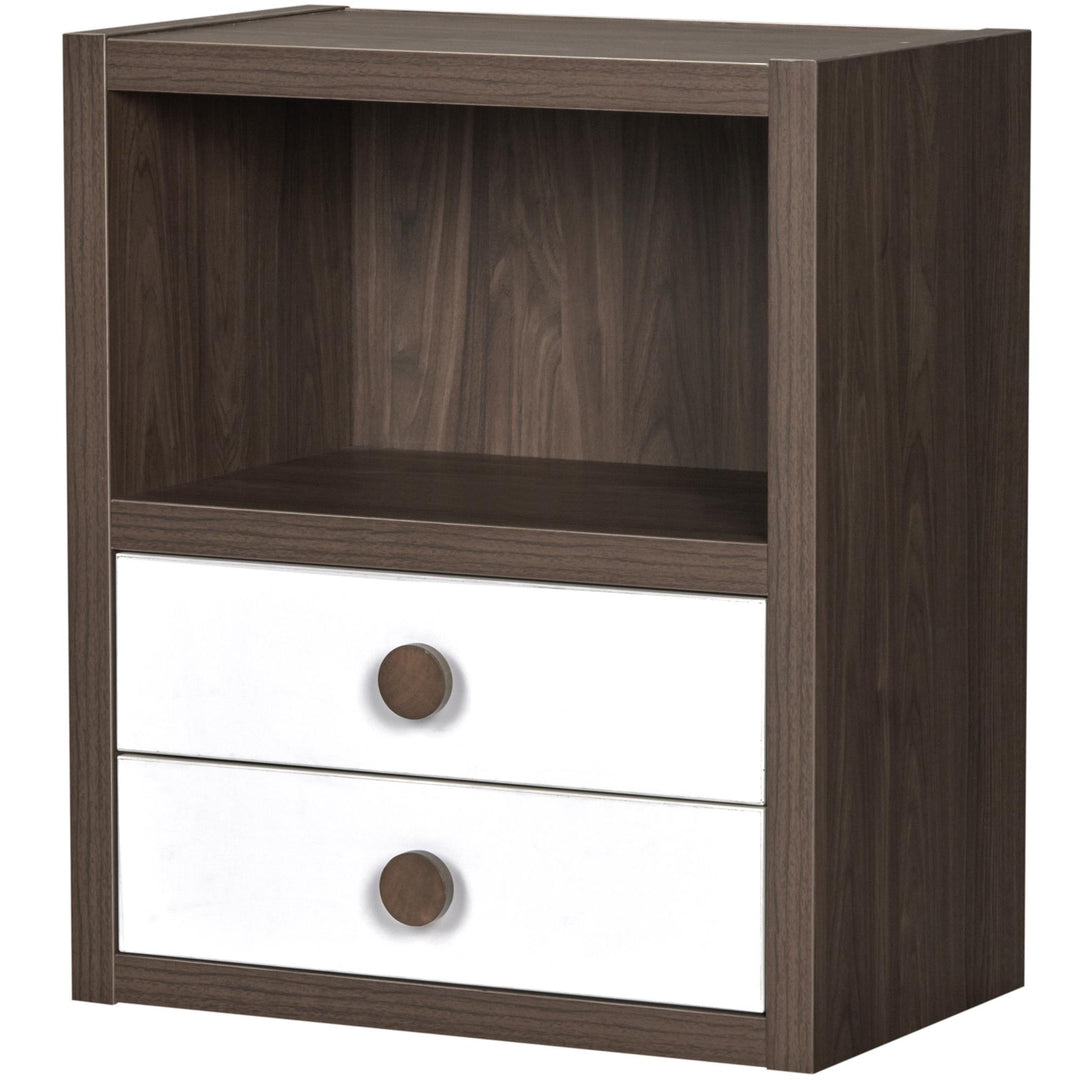 Sierra Ridge Terra Modular Bookcase with Drawers - White