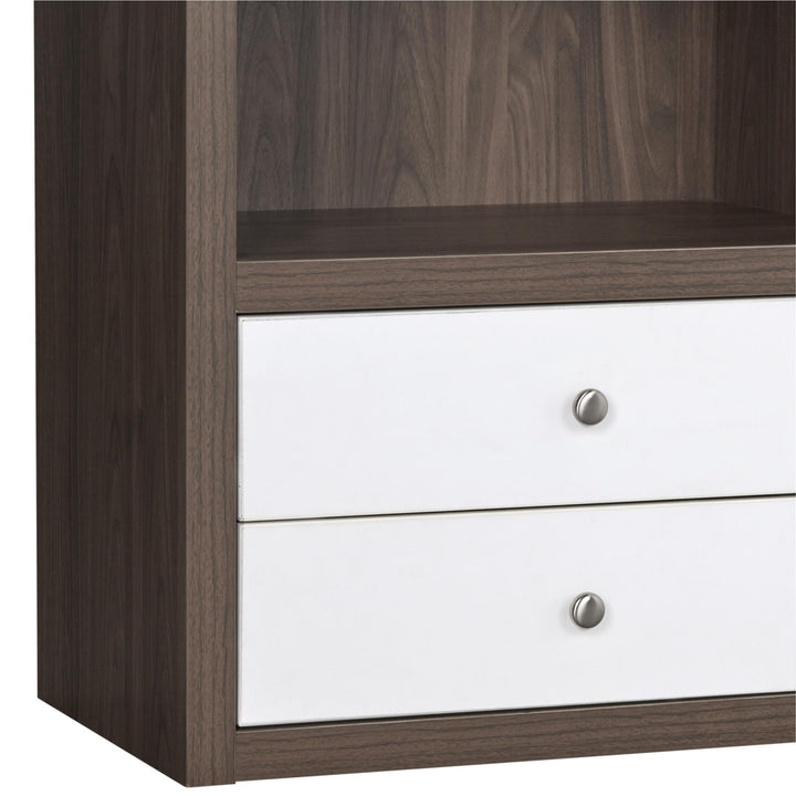 Sierra Ridge Terra Modular Bookcase with Drawers - White