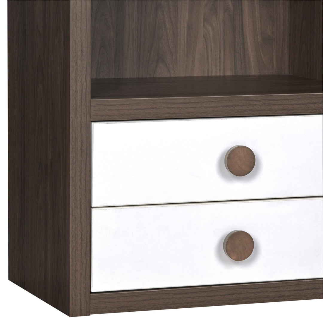 Sierra Ridge Terra Modular Bookcase with Drawers - White