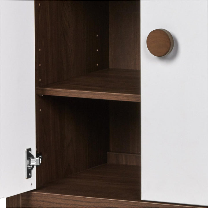 Sierra Ridge Terra Modular Bookcase with Doors - White