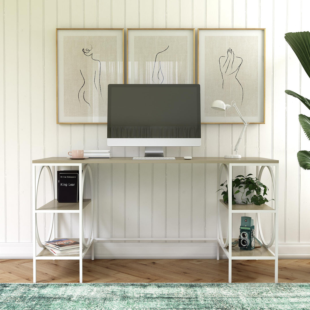 Ameriwood Home Strafford Double Pedestal Desk