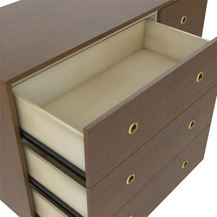 Harper 6-Drawer Storage Dresser - Walnut