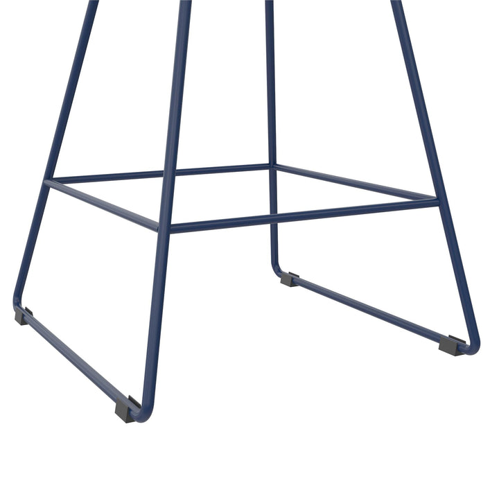 Ellis Wire Counter Height Bar Stool - Navy