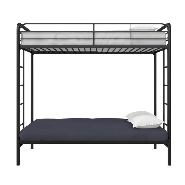 DHP Sammie Twin over Futon Metal Bunk Bed