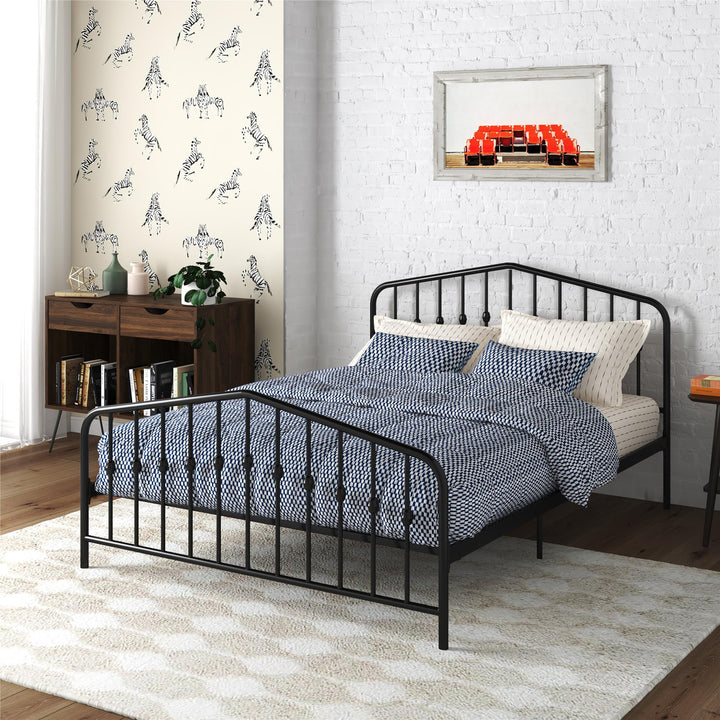 Bushwick Metal Bed - Black - Full