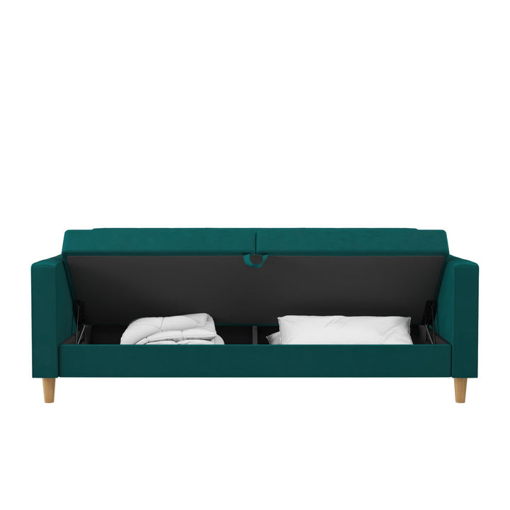 Liberty Futon with Storage - Green
