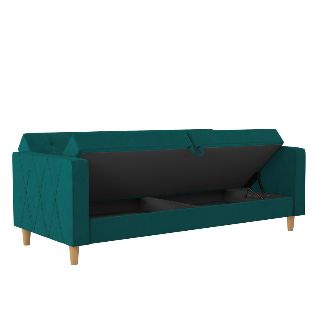 Liberty Futon with Storage - Green
