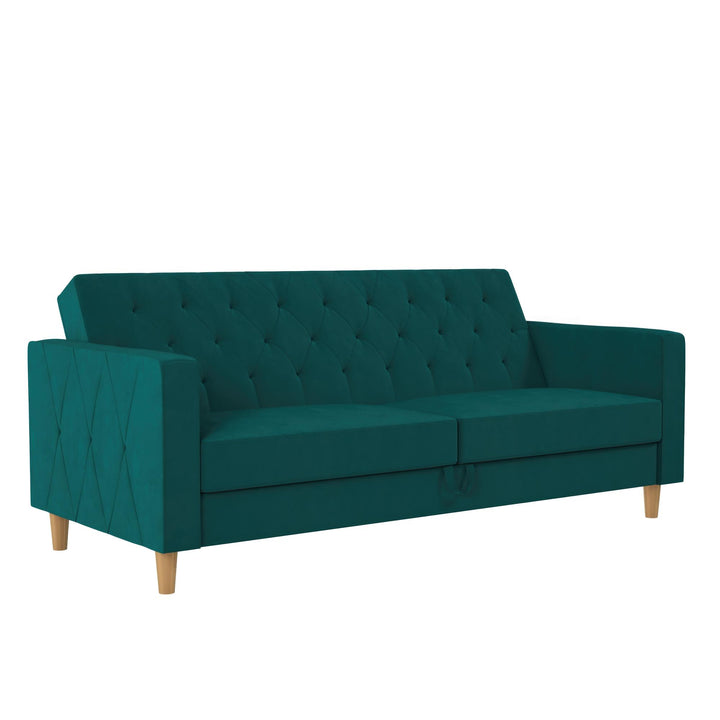 Liberty Futon with Storage - Green