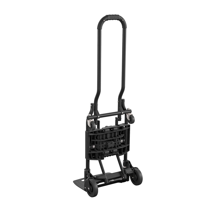 Shifter 2 in 1 Folding Hand Truck/Cart, Black, Large Toe Plate - Black