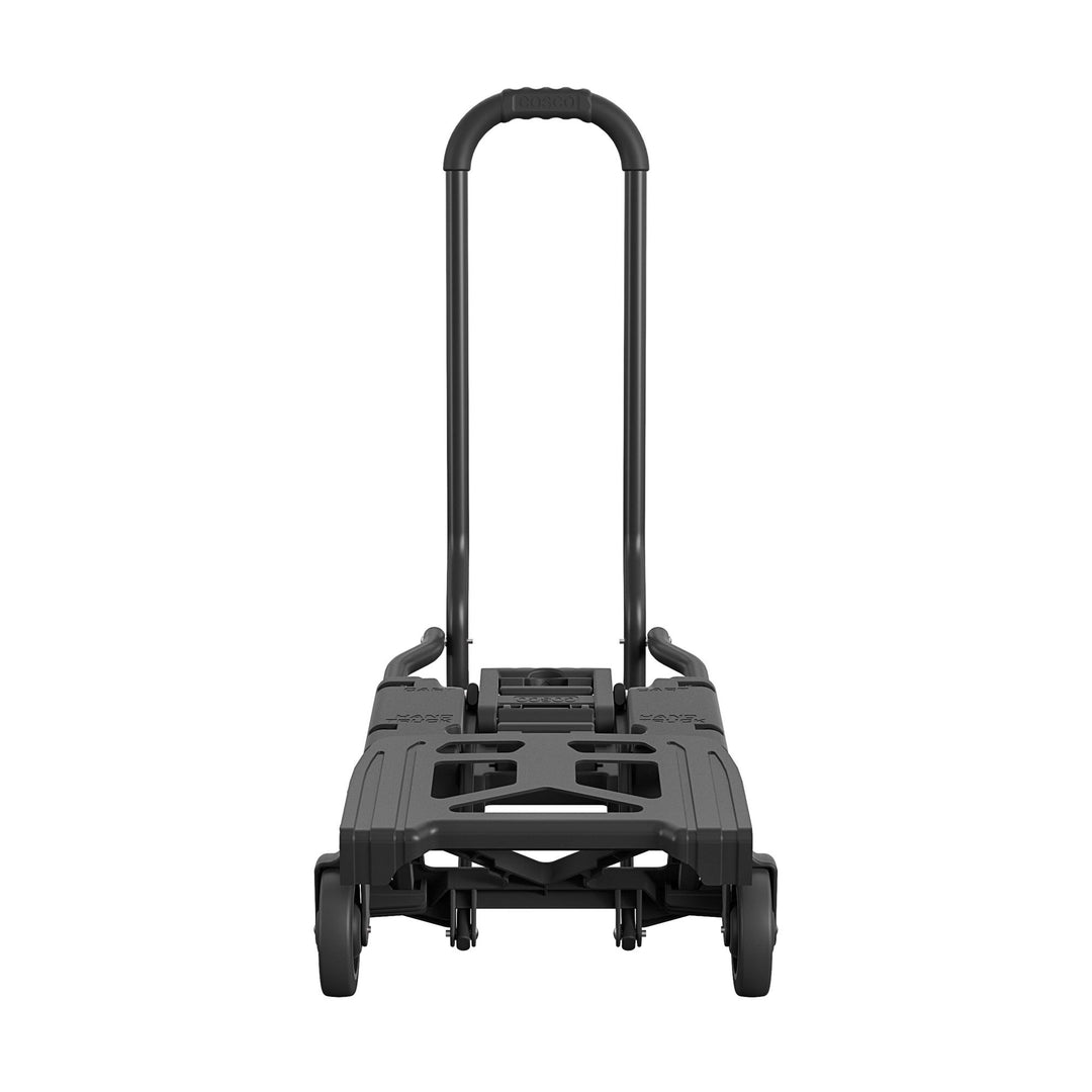 Shifter 2 in 1 Folding Hand Truck/Cart, Black, Large Toe Plate - Black