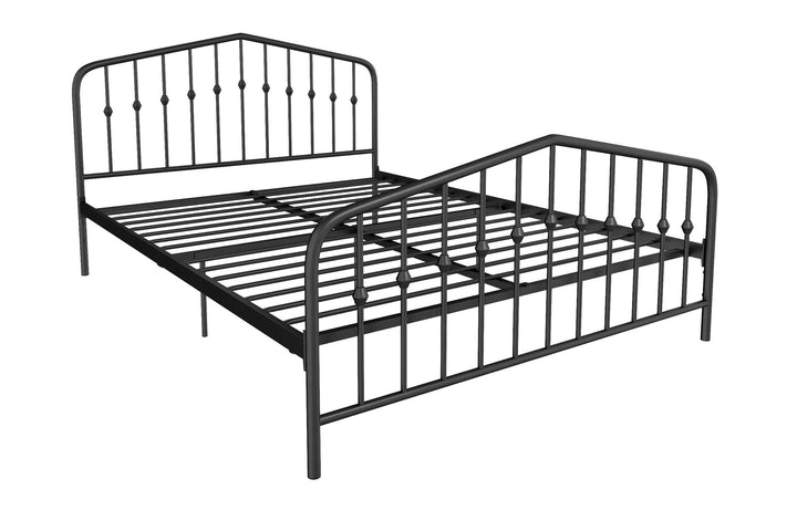 Bushwick Metal Bed - Black - Queen