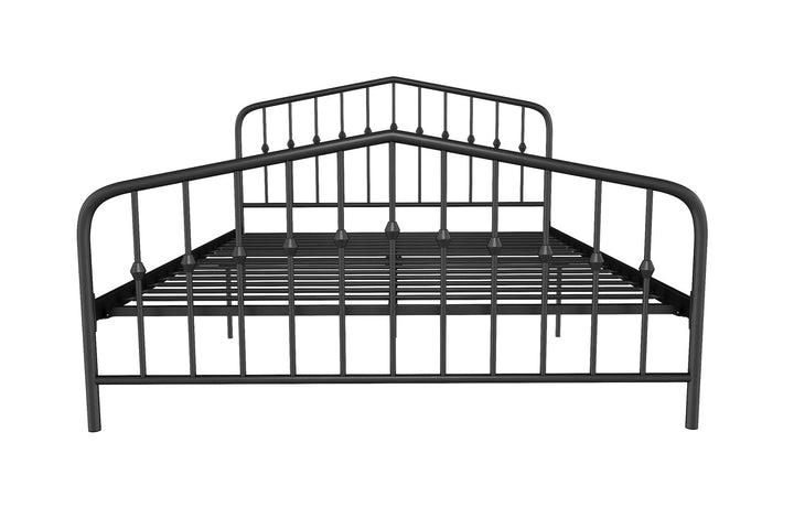 Bushwick Metal Platform Bed - Hot Pink - King