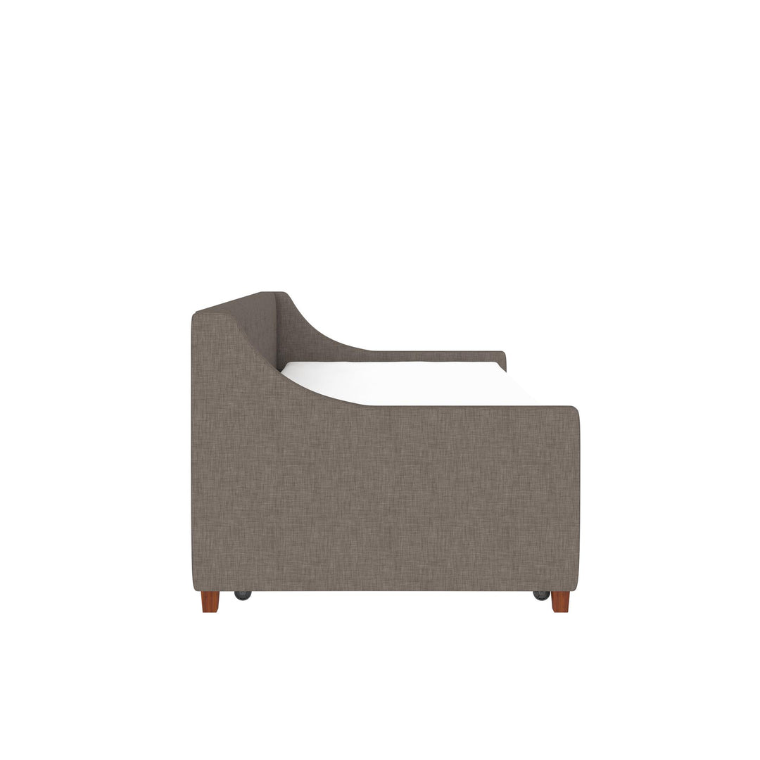Her Majesty Daybed and Trundle - Grey Linen - Twin