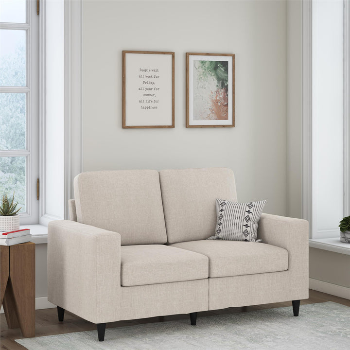 Cooper 2 Seater Linen Sofa - Beige