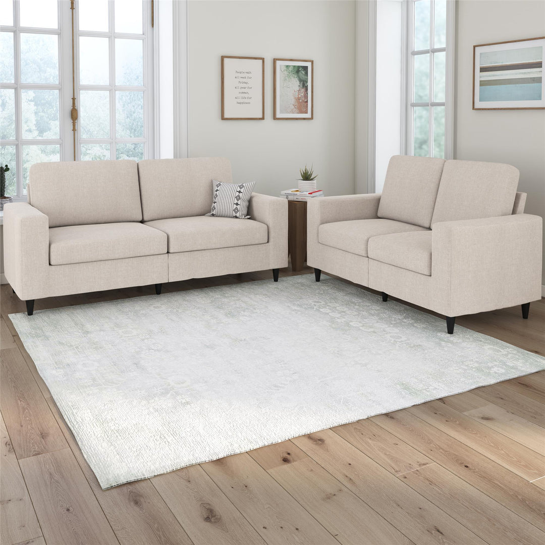 Cooper 2 Seater Linen Sofa - Beige