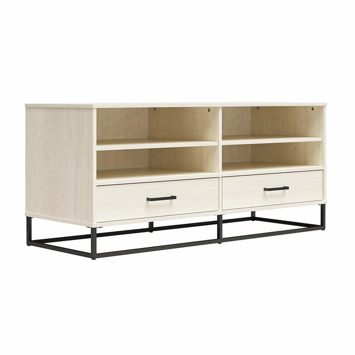 Kelly TV Stand with Drawers for TVs up to 55 in. - Ivory Oak