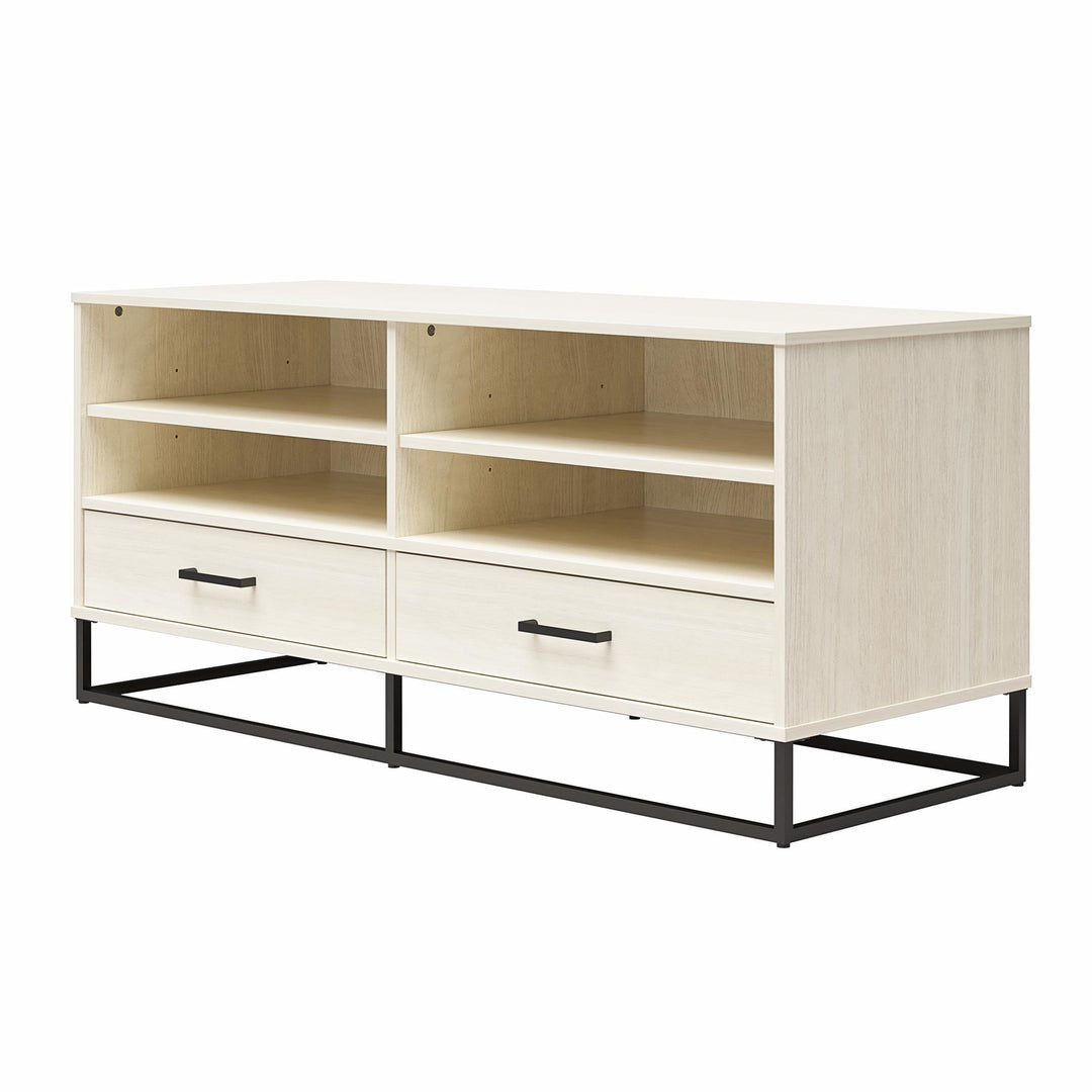 Kelly TV Stand with Drawers for TVs up to 55 in. - Ivory Oak
