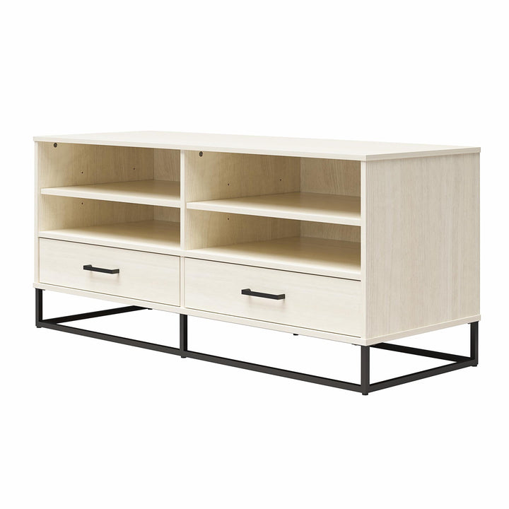 Kelly TV Stand with Drawers for TVs up to 55 in. - Ivory Oak