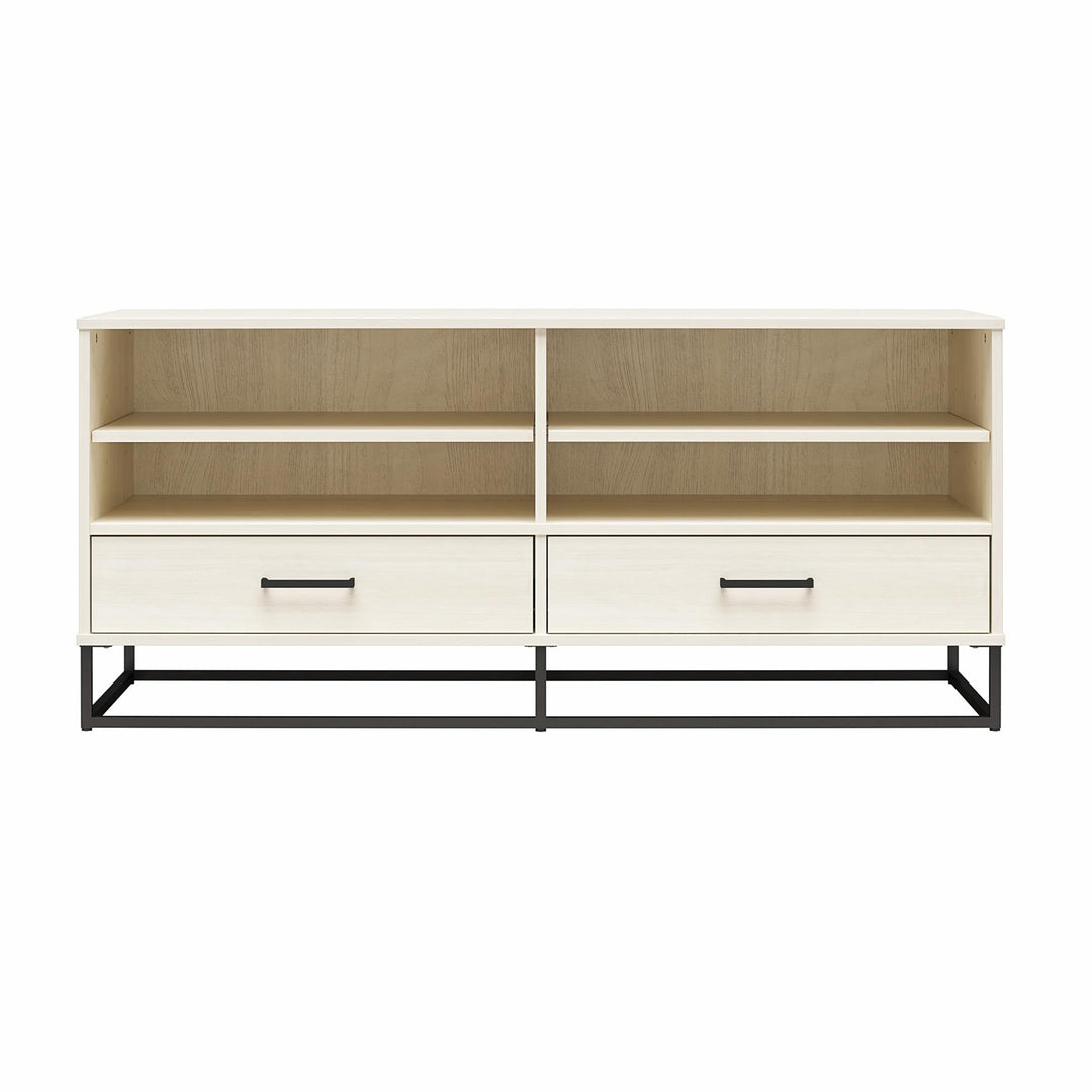 Kelly TV Stand with Drawers for TVs up to 55 in. - Ivory Oak