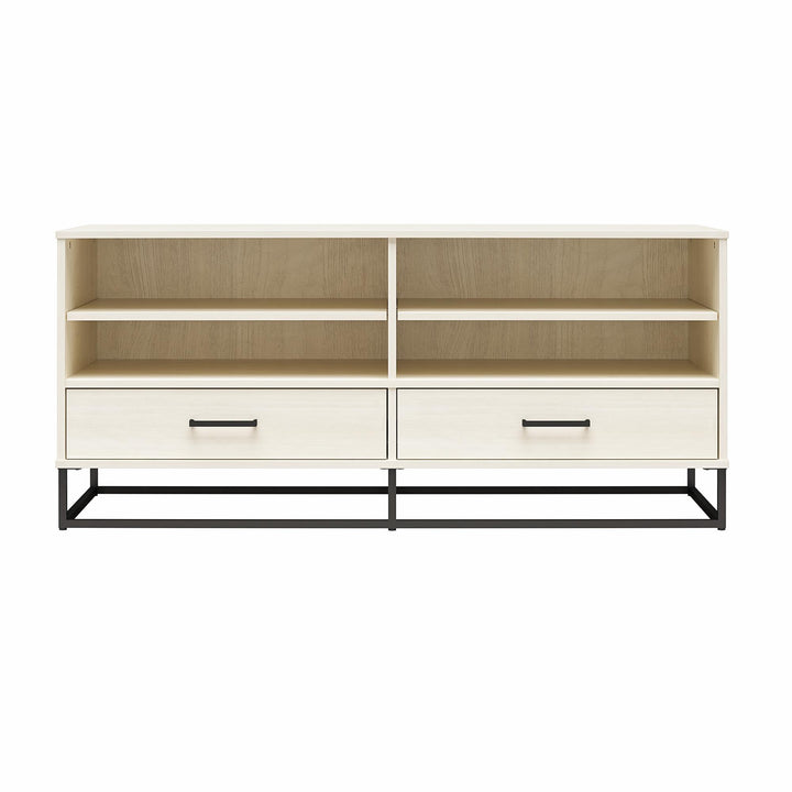Kelly TV Stand with Drawers for TVs up to 55 in. - Ivory Oak