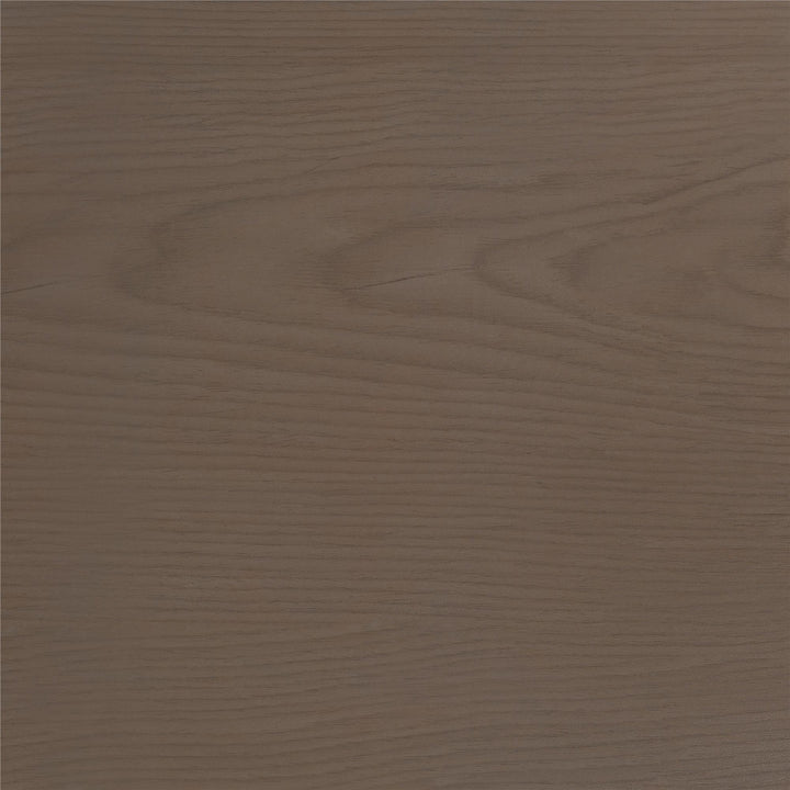 Cologne Tool-Less Upholstered Wood Headboard - Walnut - Full