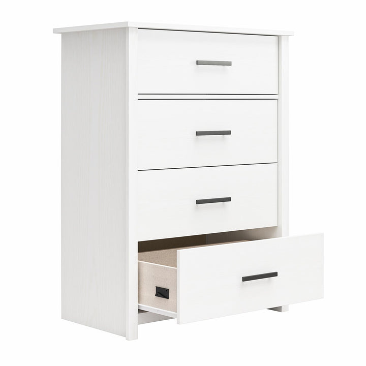 Brookshore Tall 4-Drawer Dresser - White - 4 Drawer