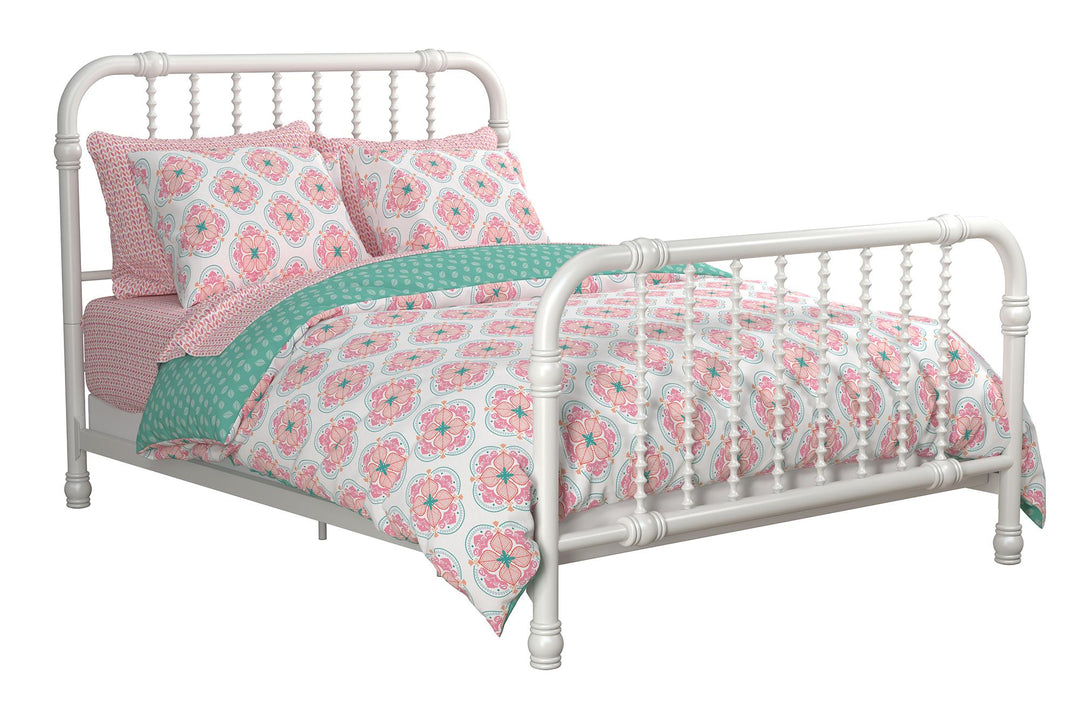 Jax Full 7-Piece Bedding Set with Wrinkle Resistant Lightweight Material - Pink - Full