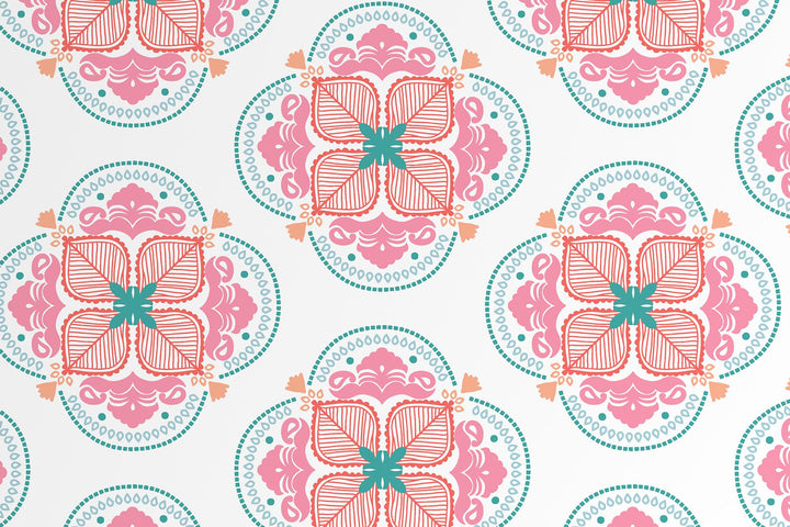 Jax Full 7-Piece Bedding Set with Wrinkle Resistant Lightweight Material - Pink - Full