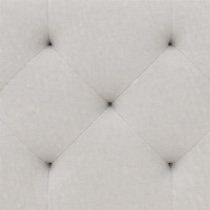 Her Majesty Upholstered Daybed and Trundle - Ivory - Twin
