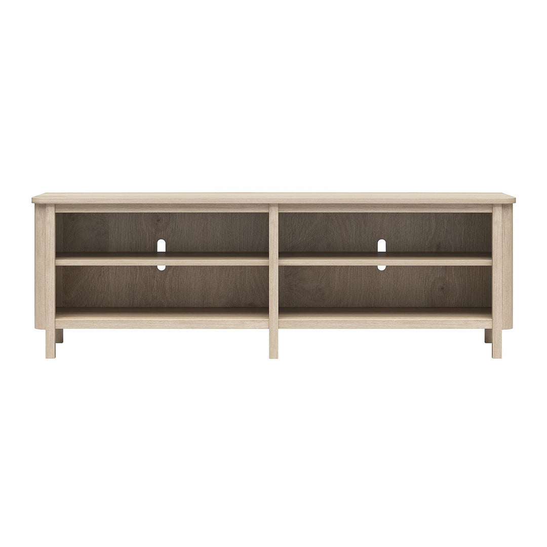 Farmhouse Console for TVs up to 75" - Blonde Oak