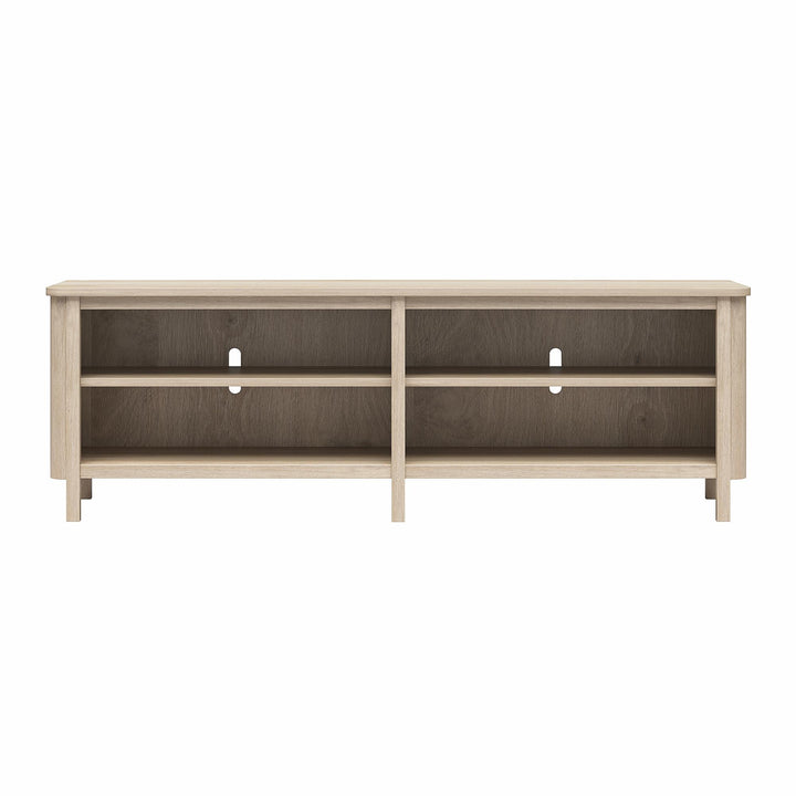 Farmhouse Console for TVs up to 75" - Blonde Oak