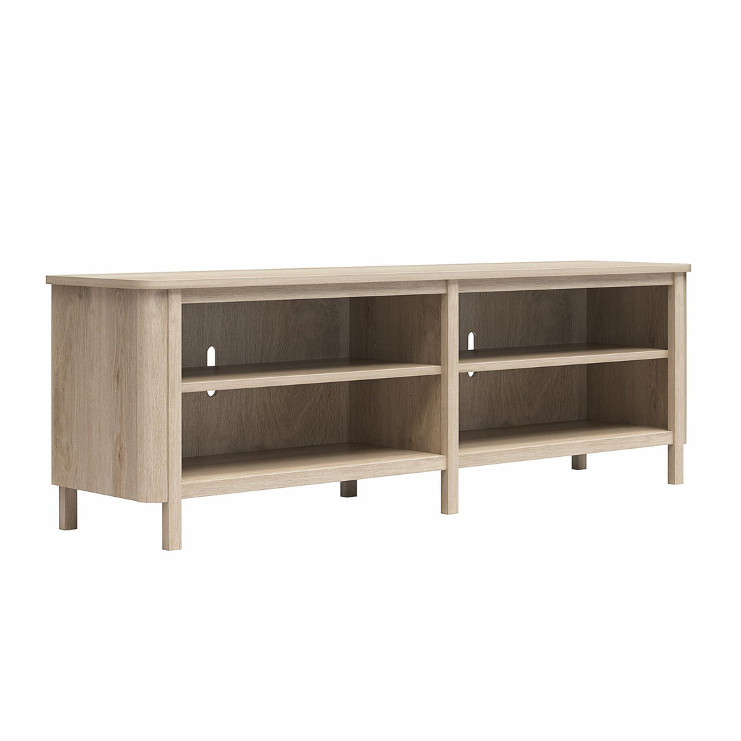 Farmhouse Console for TVs up to 75" - Blonde Oak
