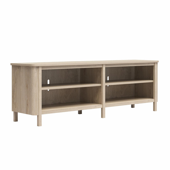 Farmhouse Console for TVs up to 75" - Blonde Oak
