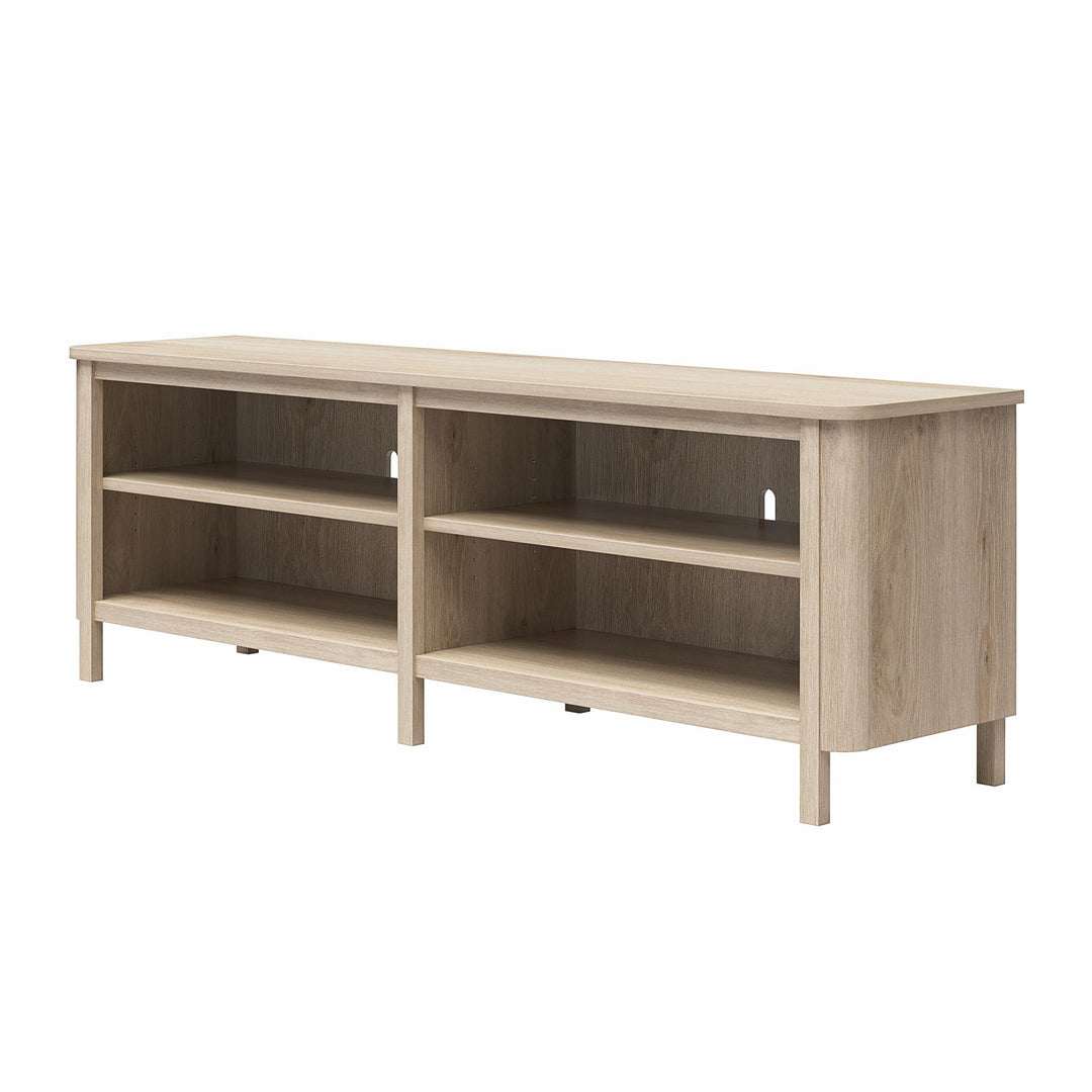 Farmhouse Console for TVs up to 75" - Blonde Oak