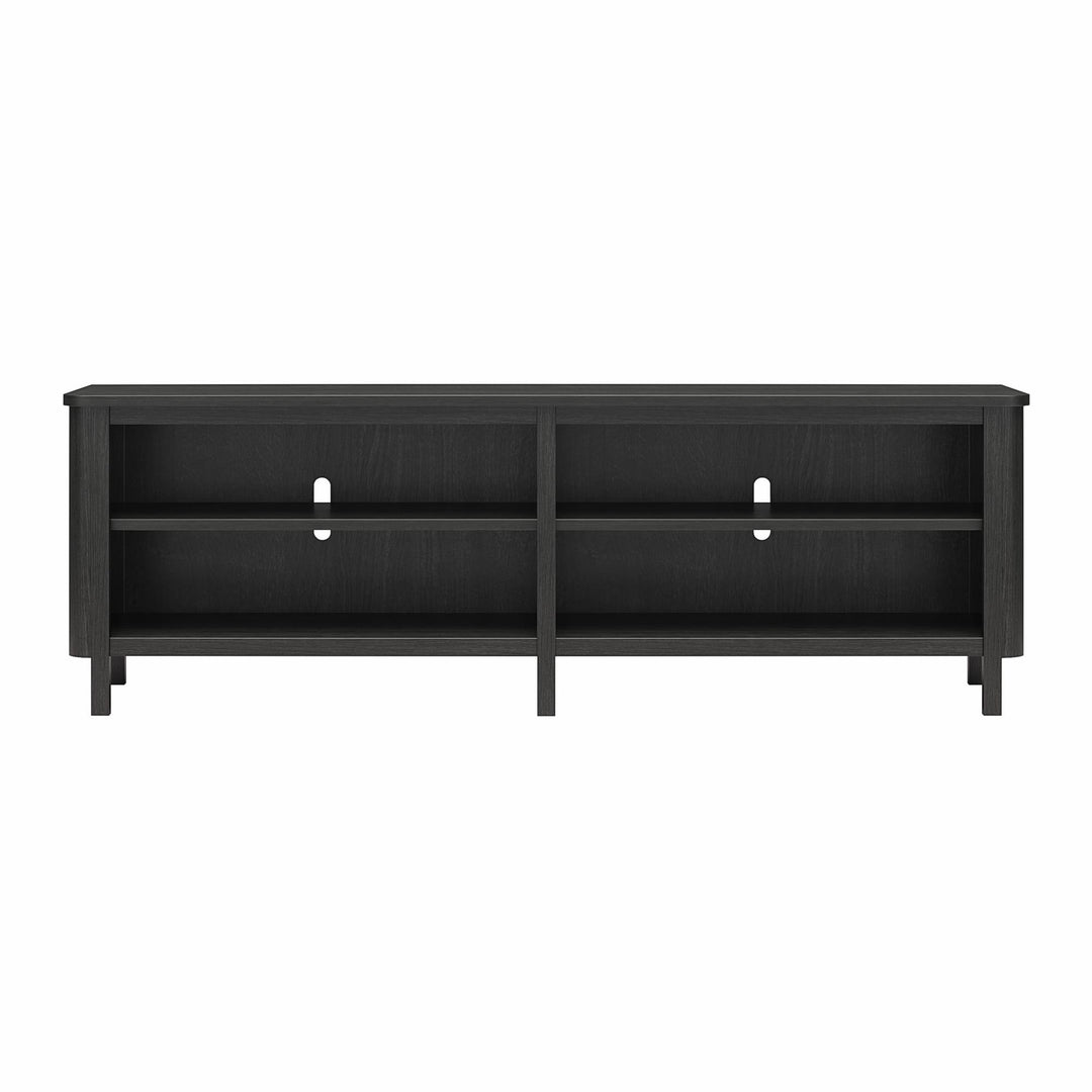 Farmhouse Console for TVs up to 75" - Black Oak