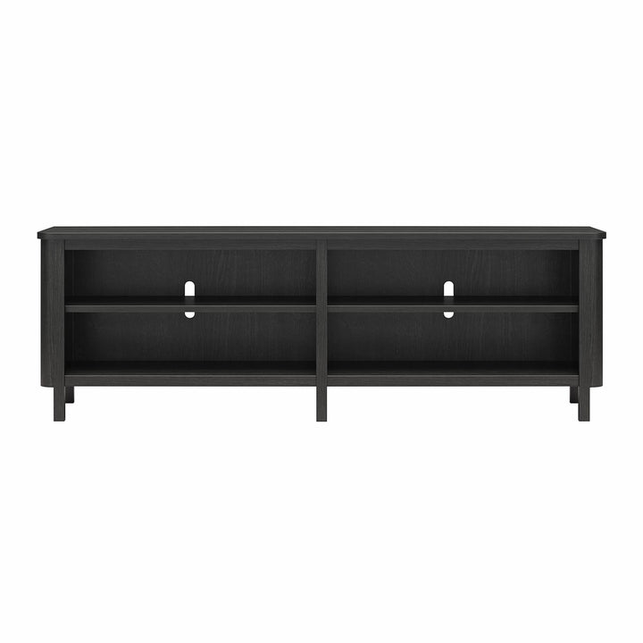 Farmhouse Console for TVs up to 75" - Black Oak