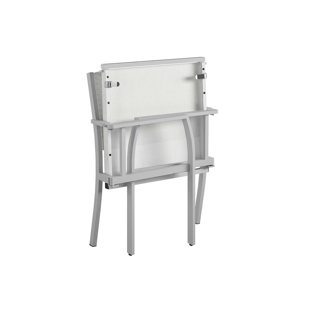 COSCO 4-Piece Folding Conversation Set - Light Gray