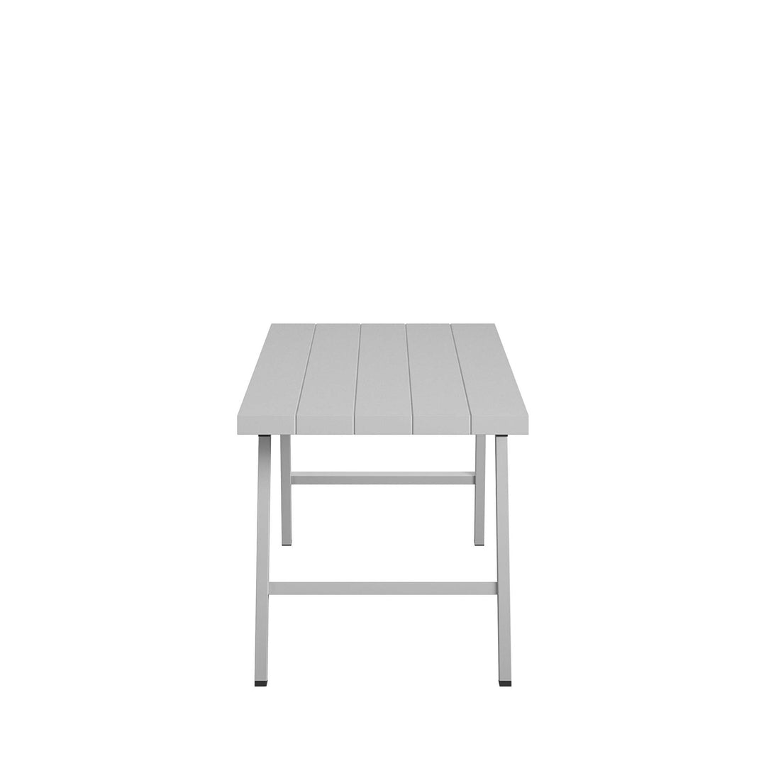 COSCO 4-Piece Folding Conversation Set - Light Gray