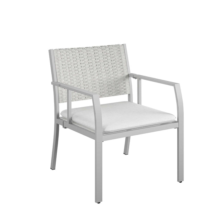 COSCO 4-Piece Folding Conversation Set - Light Gray