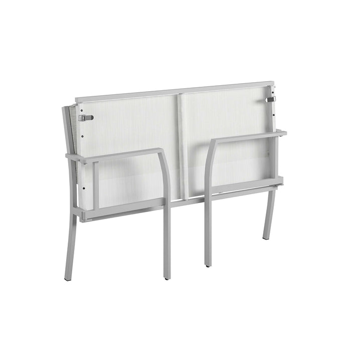 COSCO 4-Piece Folding Conversation Set - Light Gray