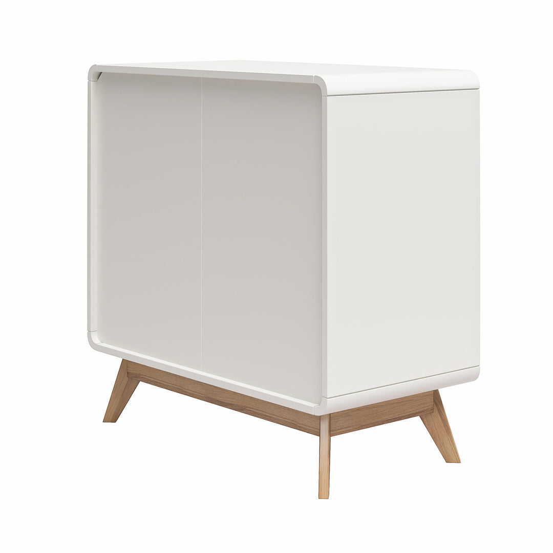 Ren Home Leva Scandinavian Style Accent Cabinet - Charleswood White