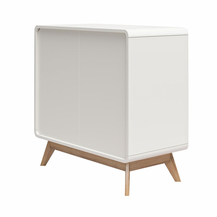 Ren Home Leva Scandinavian Style Accent Cabinet - Charleswood White